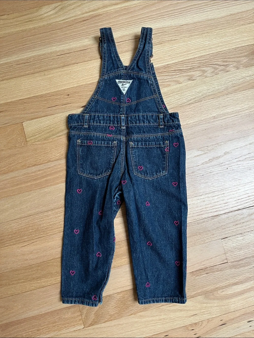 Oshkosh jean overalls 18 months
